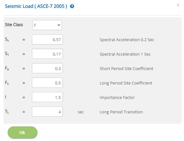 ECHORVES Seismic Load by Program