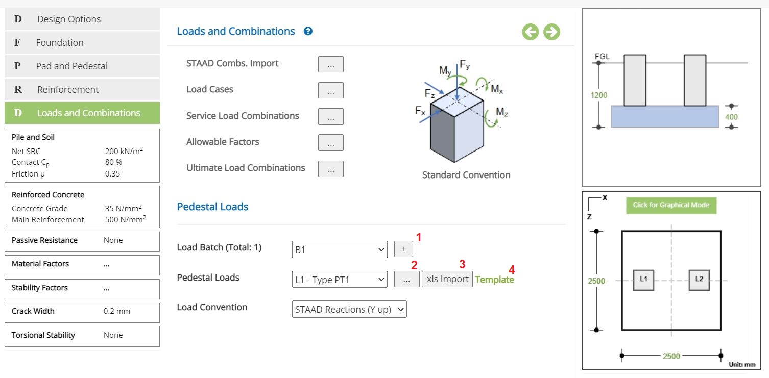 ECMAT Loads and Combinations