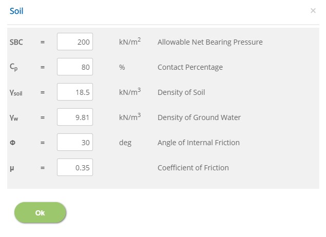 what is the range of allowable passive soil pressures