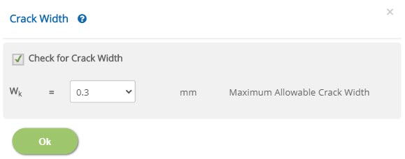 ECSLAB Crack Width