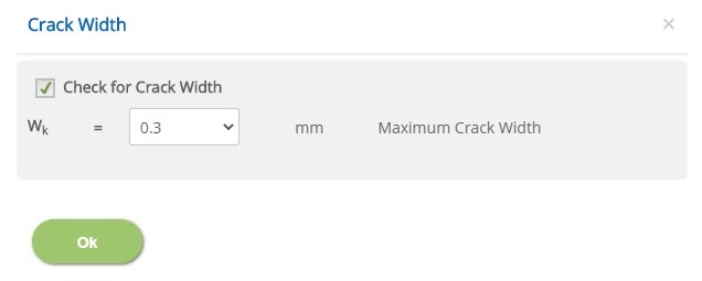 ECSLAB Crack Width