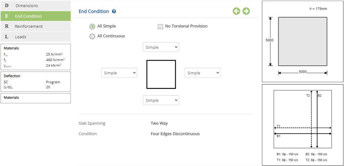 ECSLAB End Condition